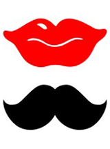 Lips and Mustaches